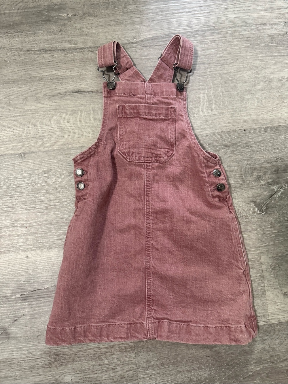 Cat & Jack Pink Denin Overall Dress